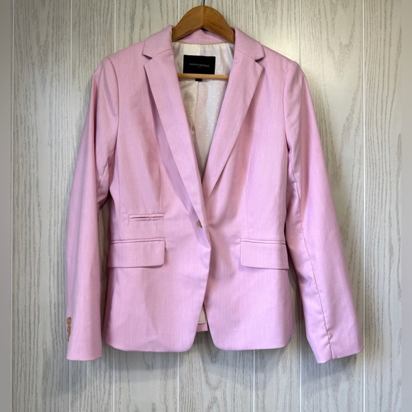 Banana Republic Pink Tailored Blazer – Size 6